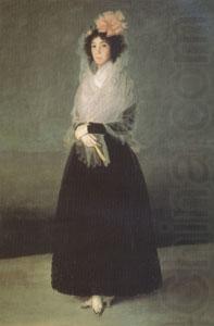 Francisco de Goya The Countess of Carpio,Marquise de la Solana (mk05) china oil painting image